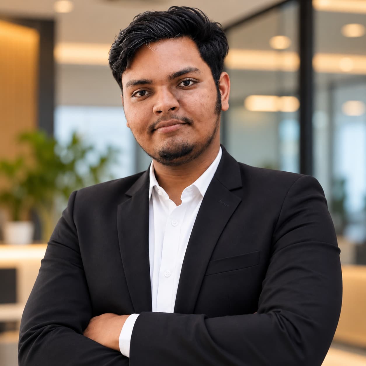 Portrait of Trayambkes Pandey, Founder, CEO & MD at VRT Foundation